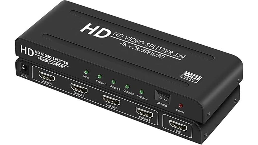4k hdmi multi output splitter