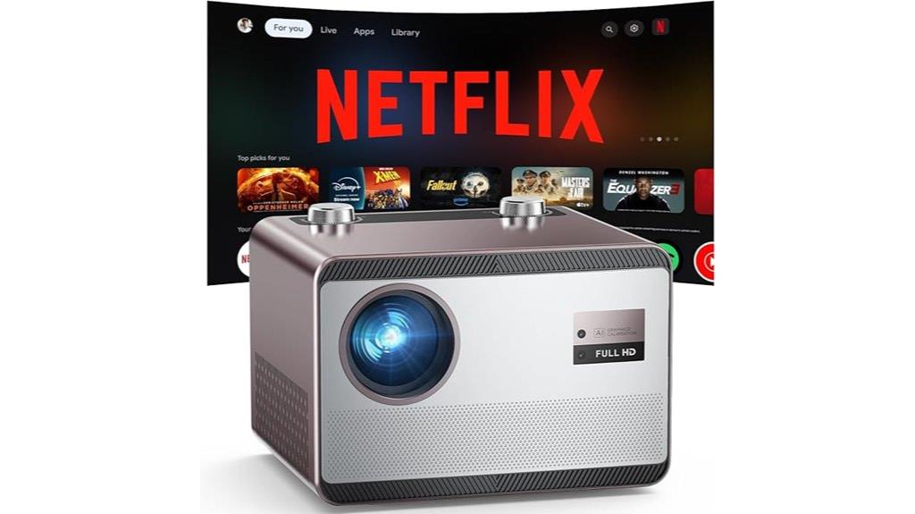 4k netflix outdoor projector