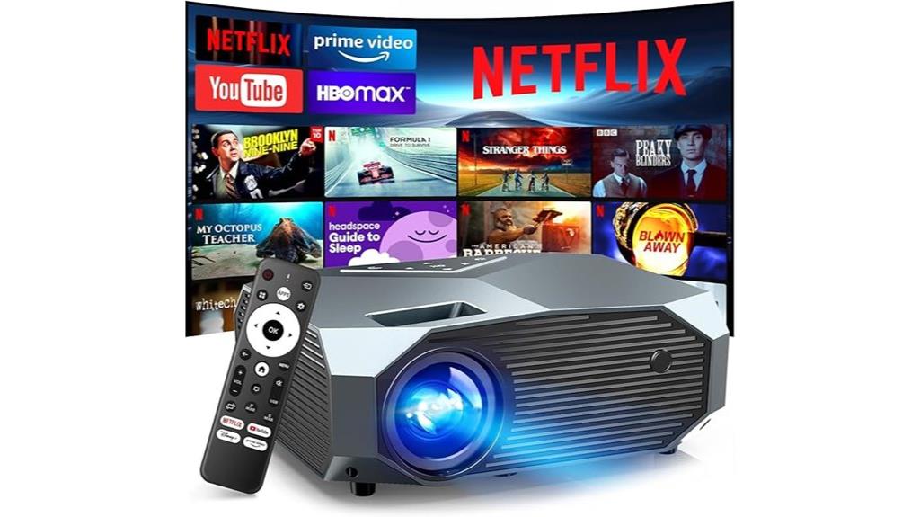 4k wifi bluetooth projector