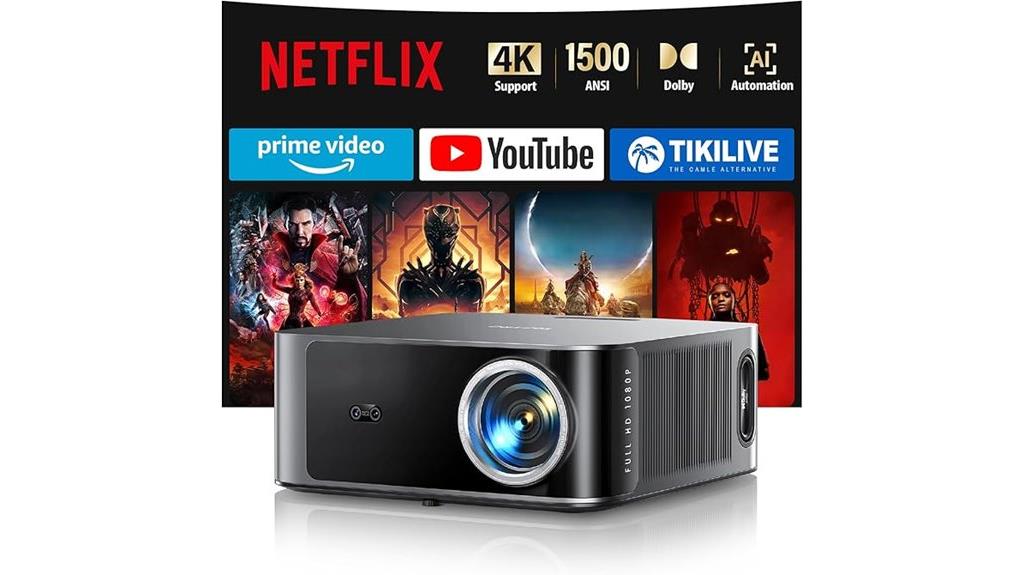 4k wifi bluetooth projector