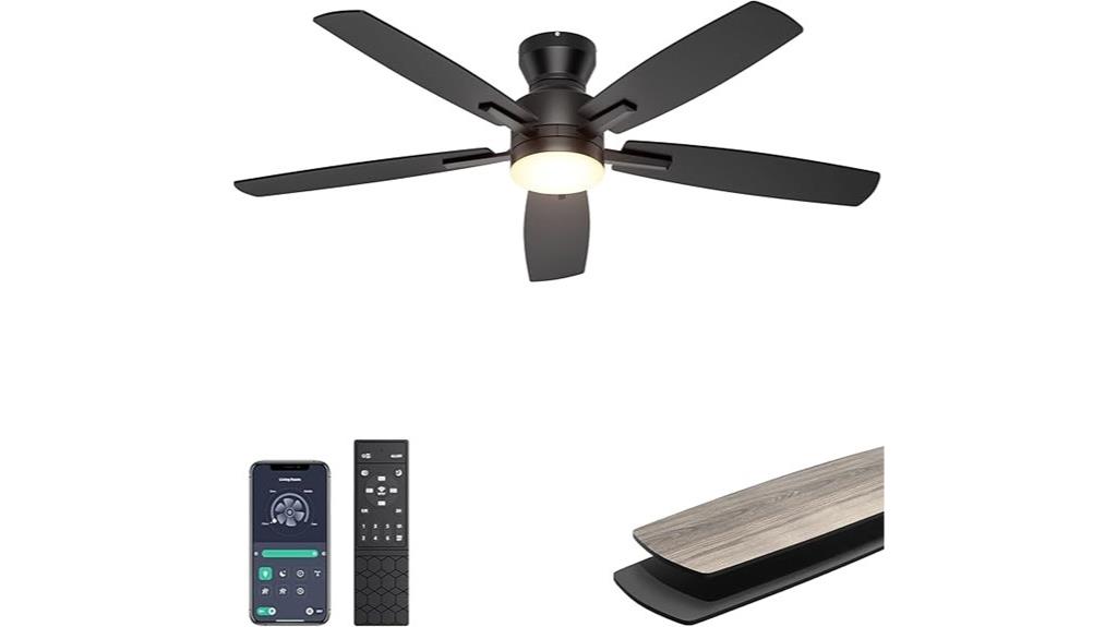 52 inch dimmable ceiling fan