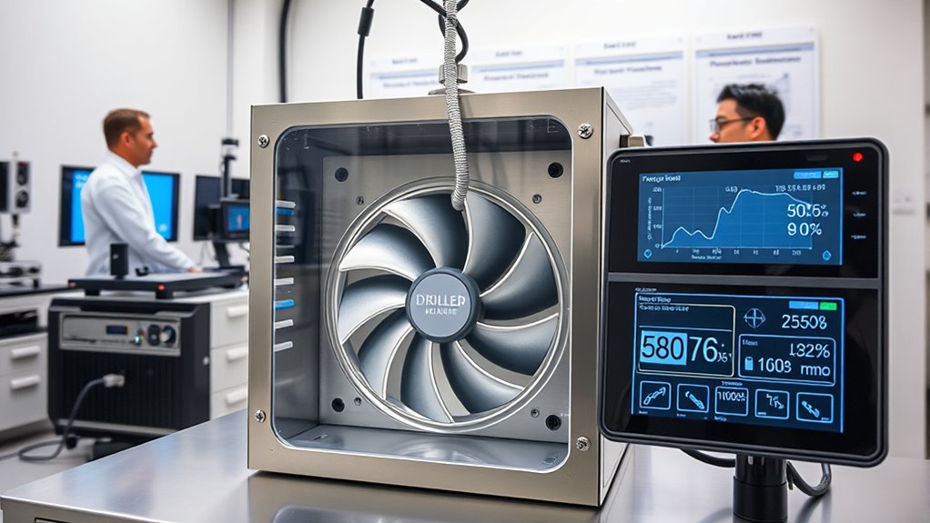 accurate fan heat testing