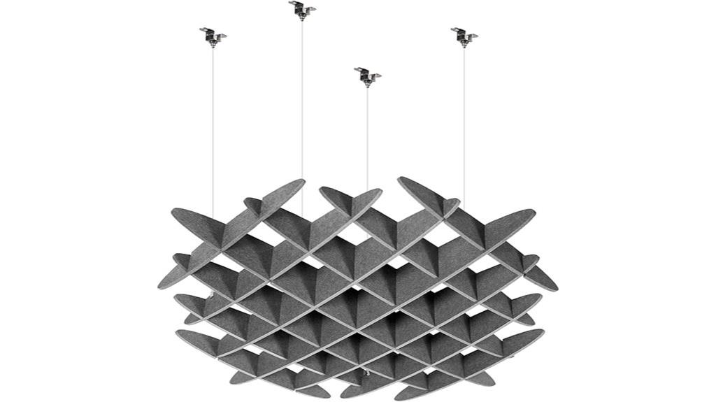 acoustic waffle ceiling panels