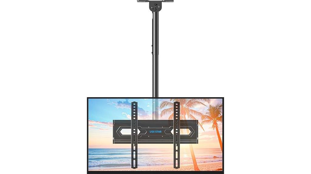 adjustable ceiling mount for tvs