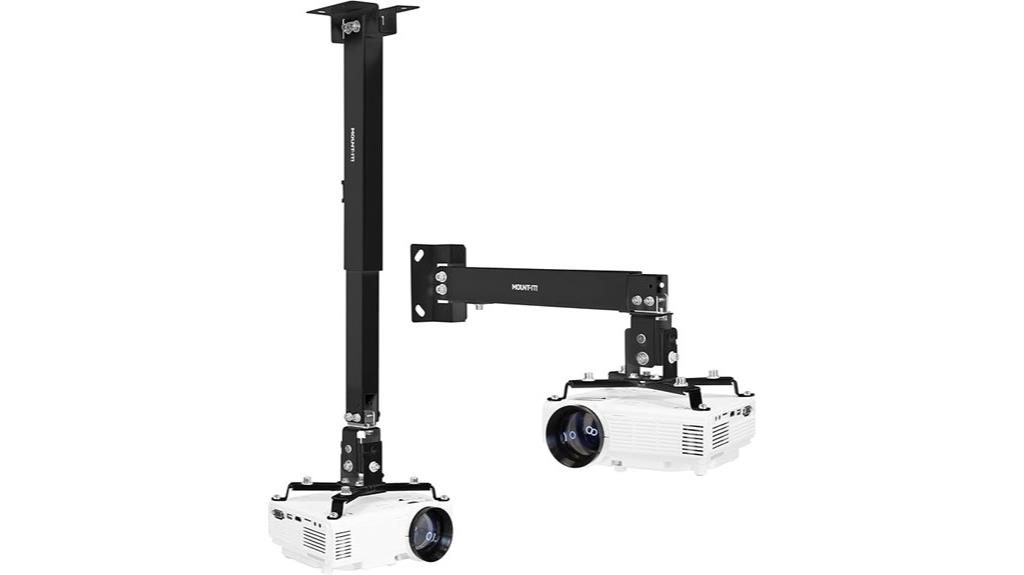 adjustable ceiling projector mount