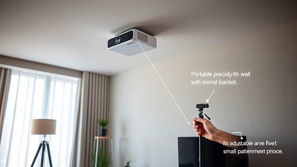 adjustable ceiling projector mount