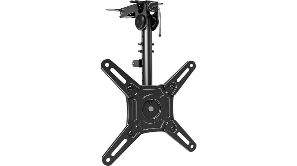 adjustable ceiling tv mount