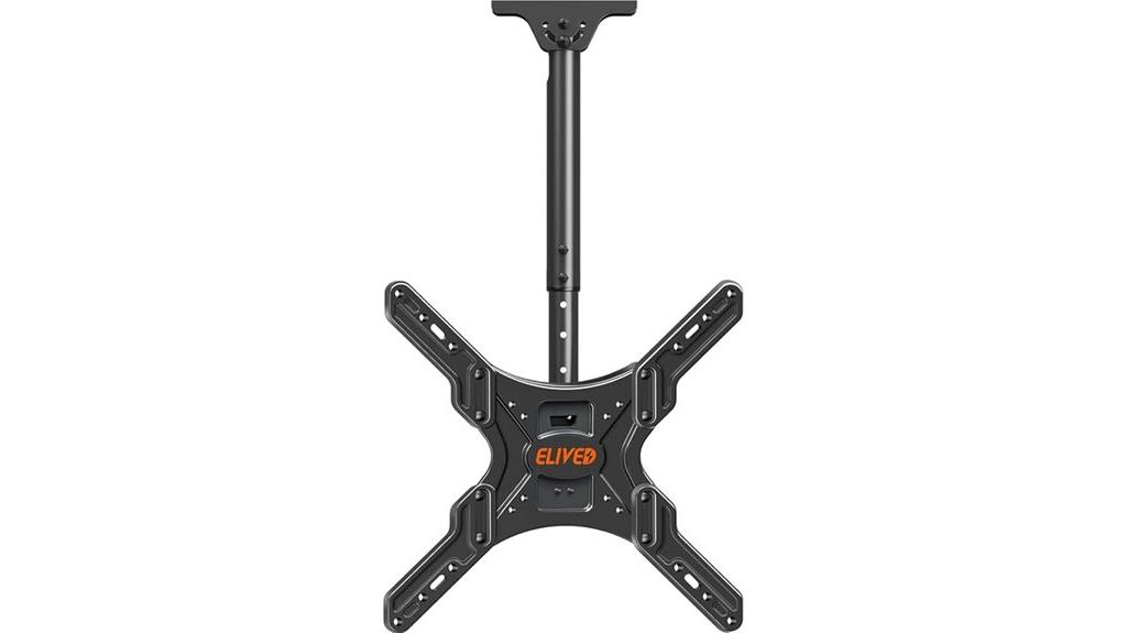 adjustable ceiling tv mount