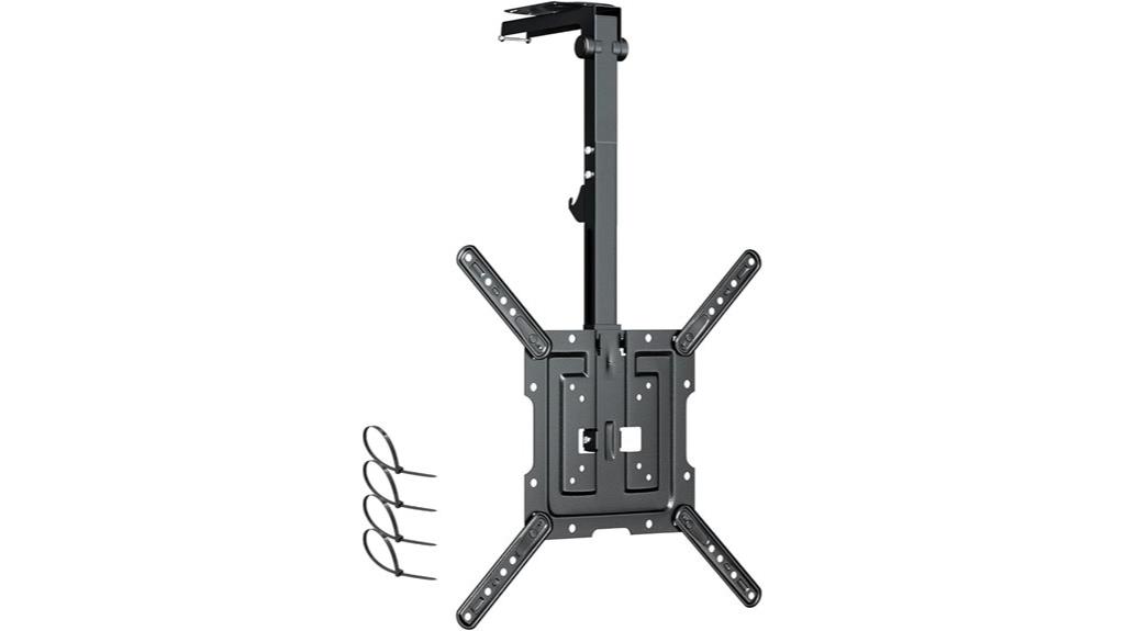 adjustable flip down ceiling mount