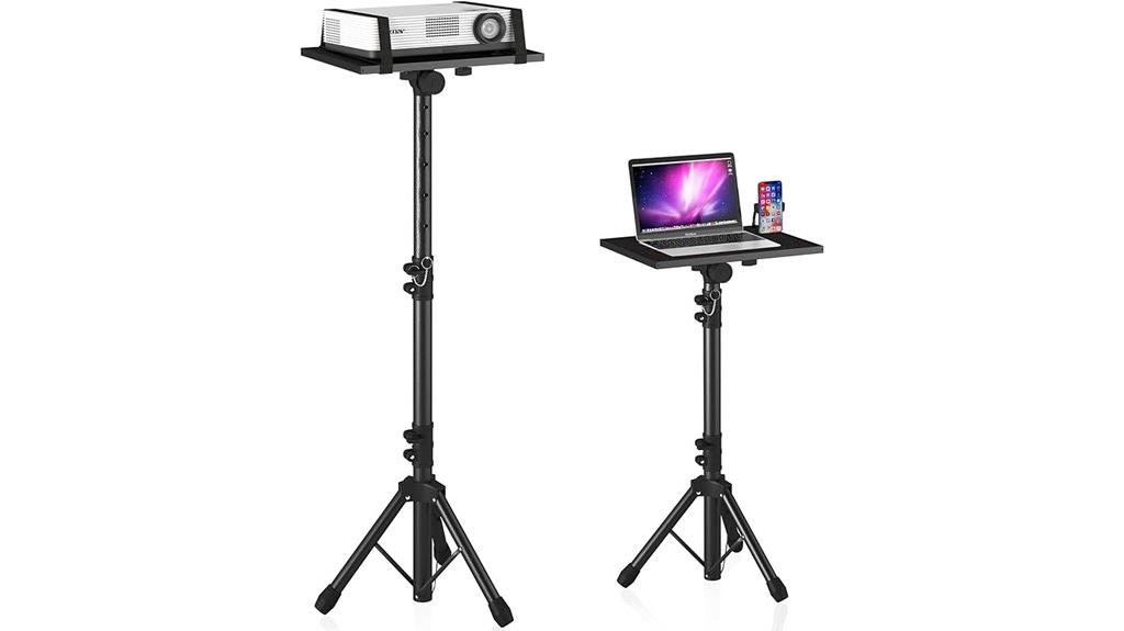 adjustable laptop tripod