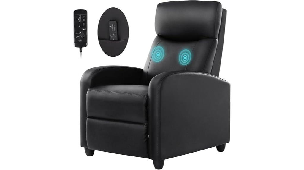adjustable lumbar footrest chair