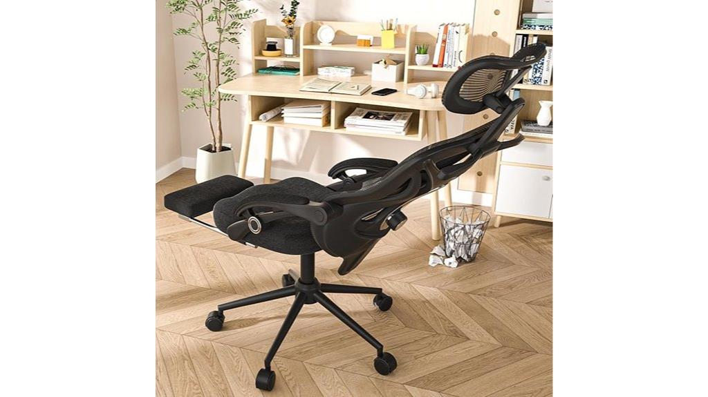 adjustable lumbar reclining footrest