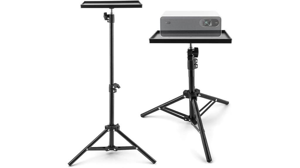 adjustable projector equipment stand