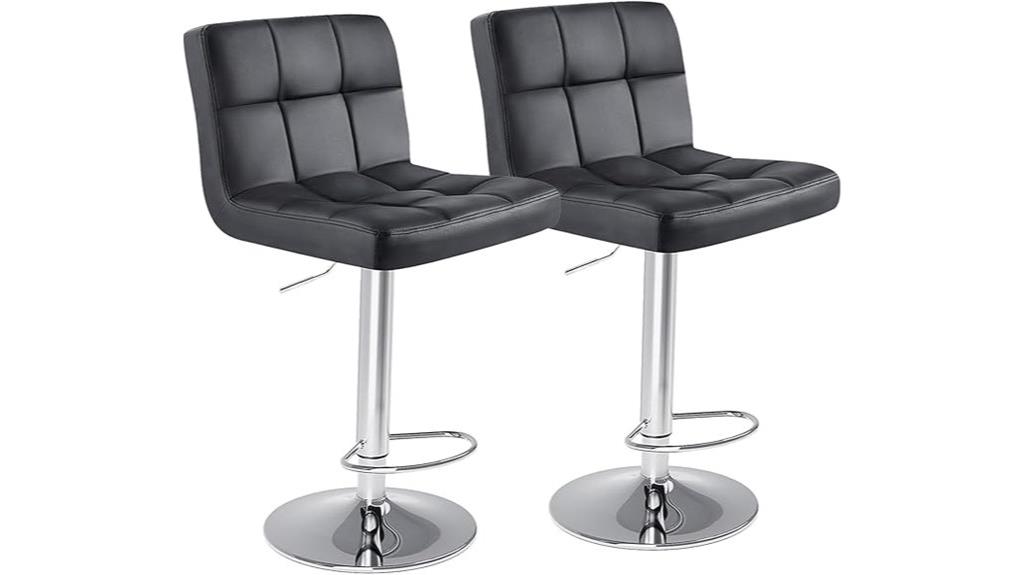 adjustable swivel pu leather
