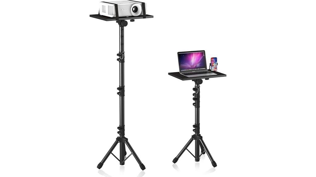 adjustable tripod phone stand