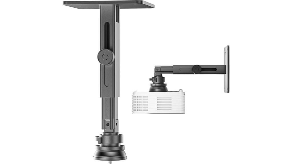 adjustable wall mount projector