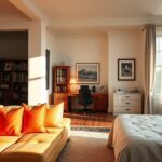 adjusting room lighting conditions