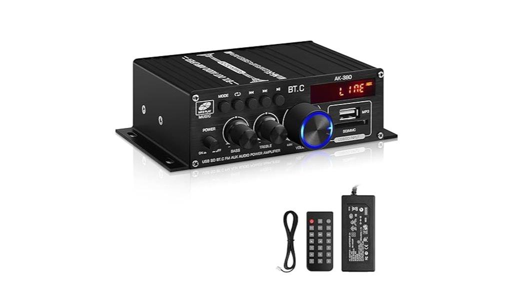 ak 380 bluetooth amplifier