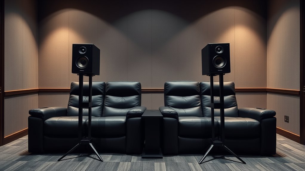 align speakers with ear