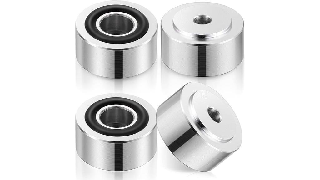 aluminum speaker isolation feet