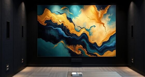 artful home theater decor