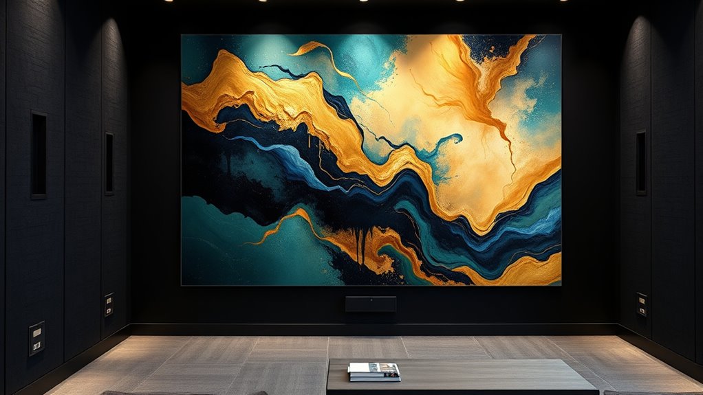 artful home theater decor