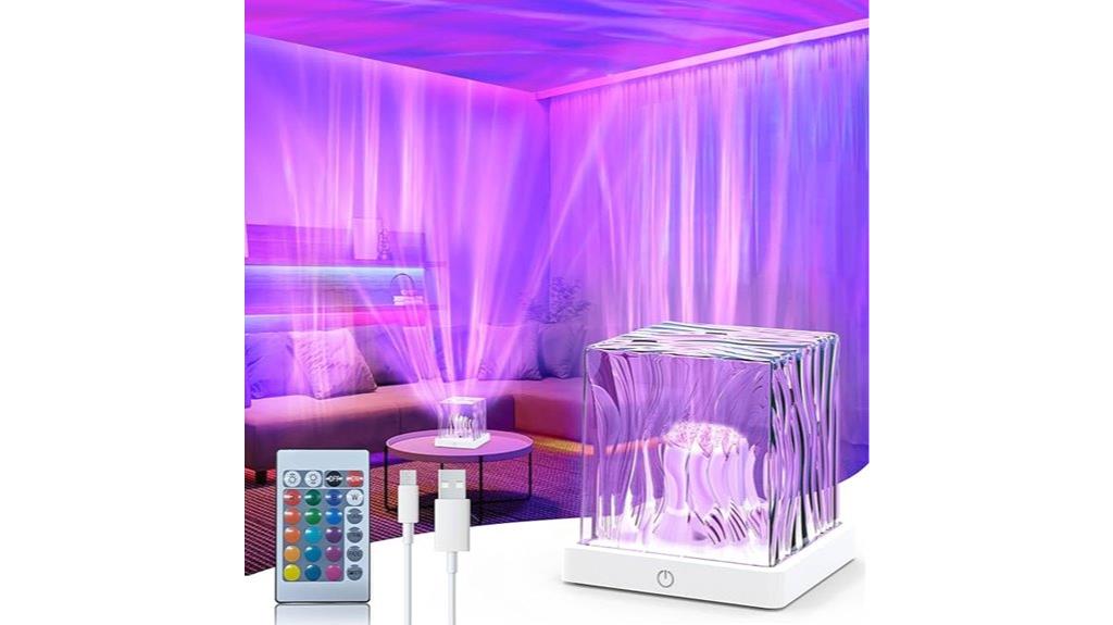aurora display with remote