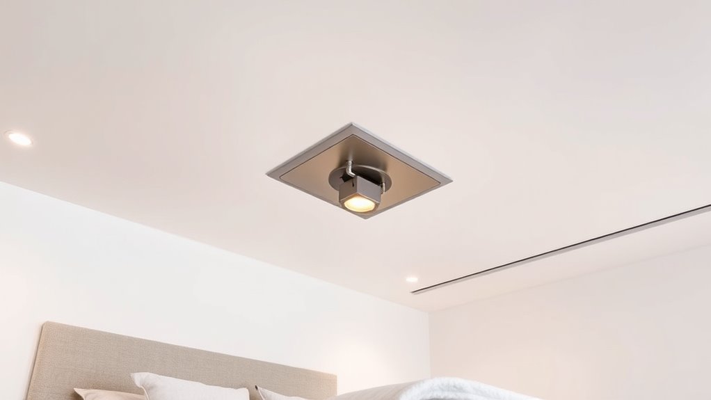 bedroom ceiling mount considerations