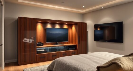 bedroom projector cabinet options