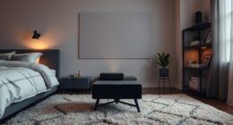 bedroom projector stand options