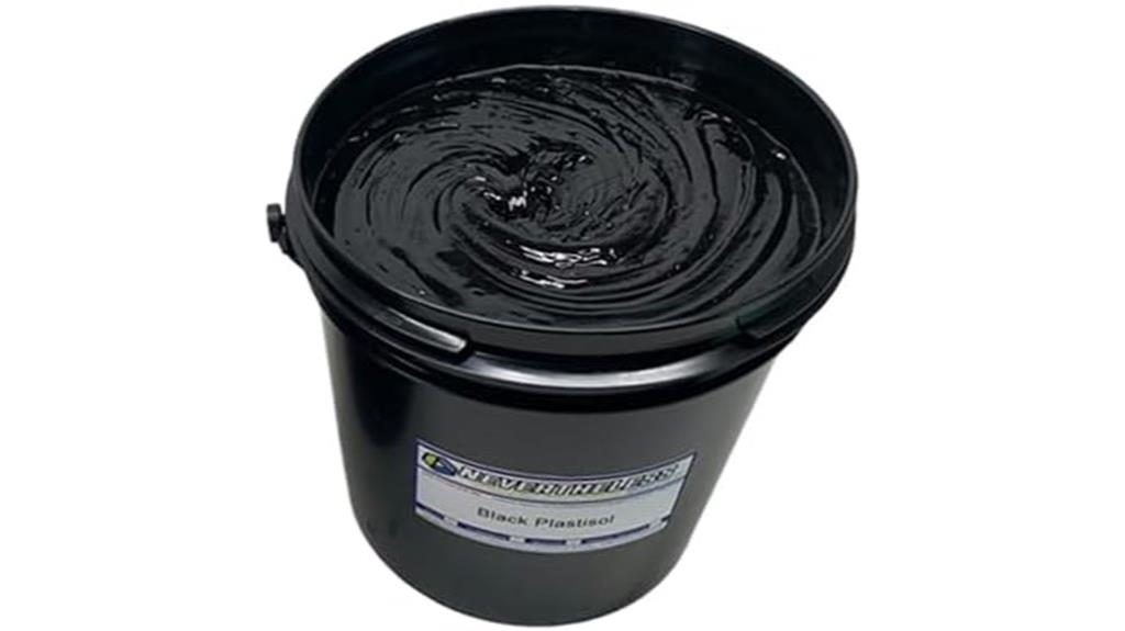 black gallon plastisol ink