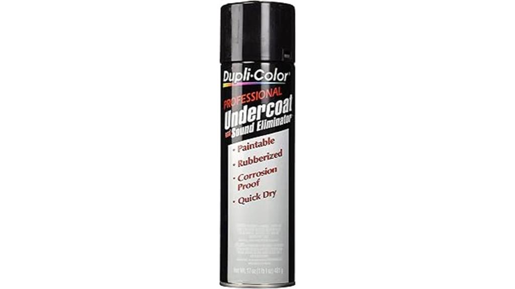black undercoat spray can