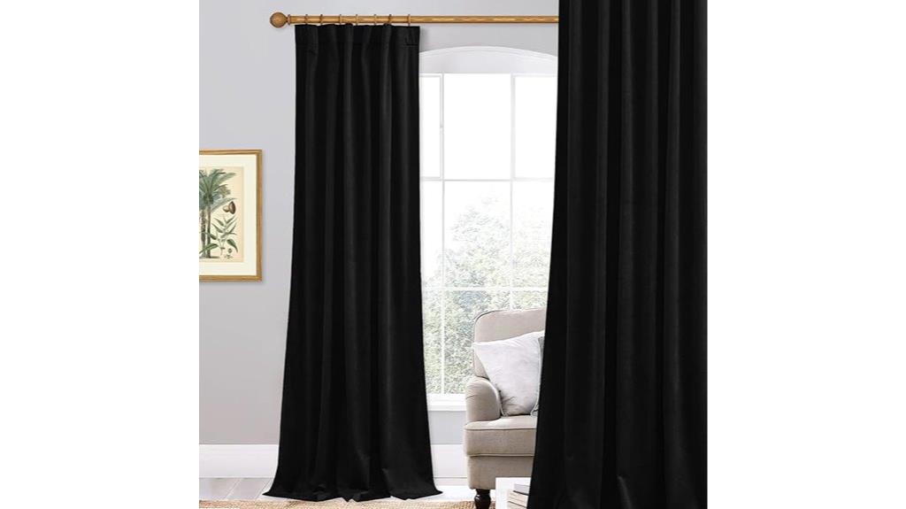 blackout velvet curtains 96