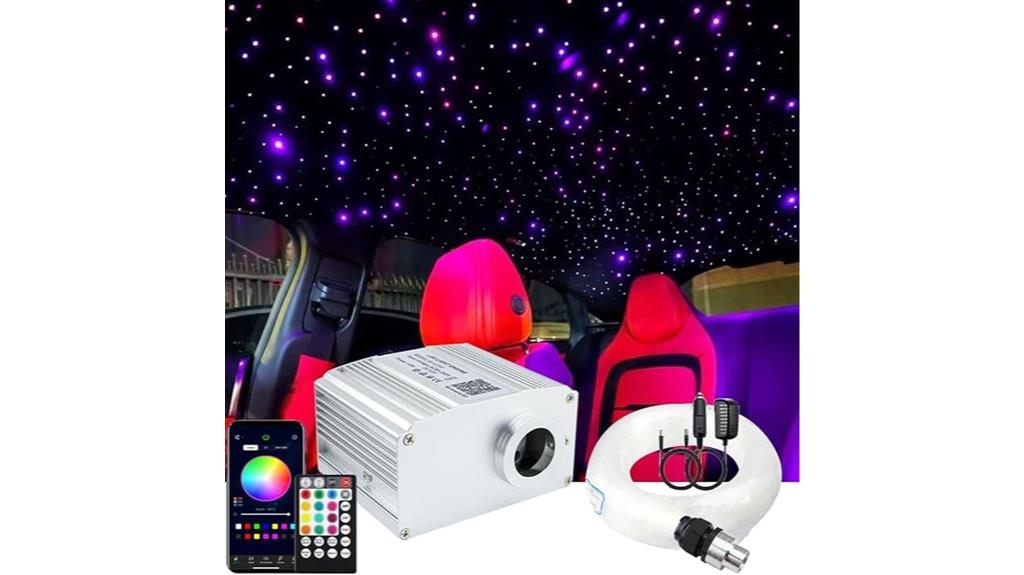 bluetooth fiber optic ceiling kit