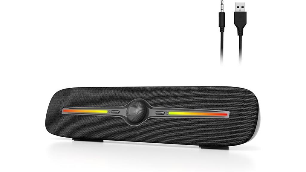bluetooth led desktop speakers