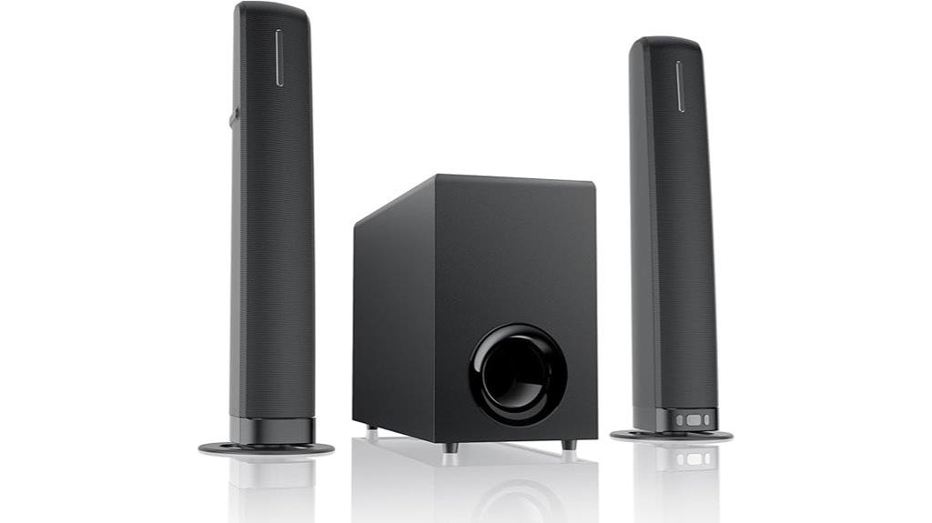 bluetooth sound bar with subwoofer