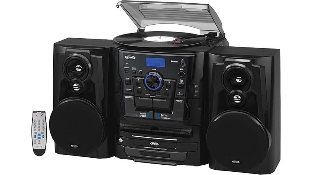 bluetooth turntable with cd