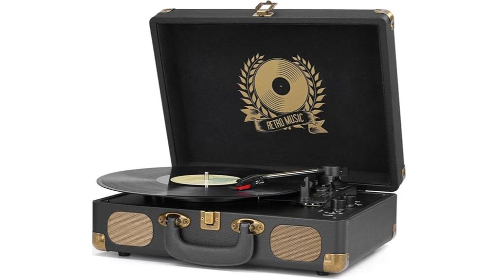 bluetooth vinyl record player