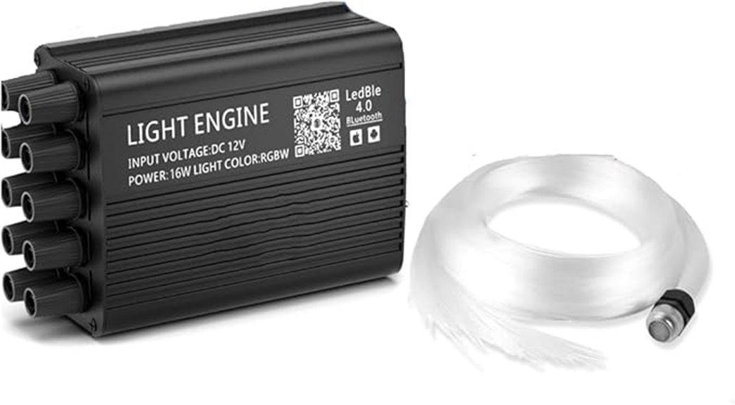 bright led fiber optic