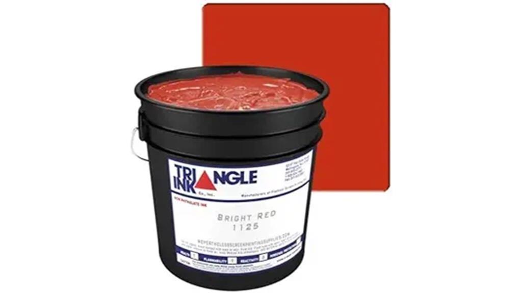 bright red ink half pint
