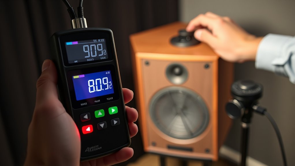 calibrate speaker levels precisely