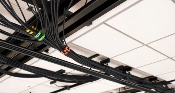 ceiling cable management compliance