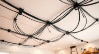 ceiling cable management tips
