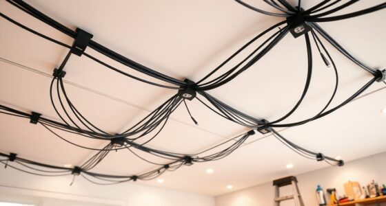 ceiling cable management tips