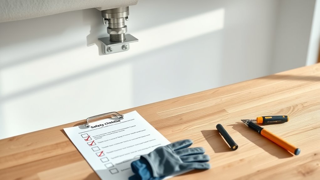 ceiling mount safety checklist