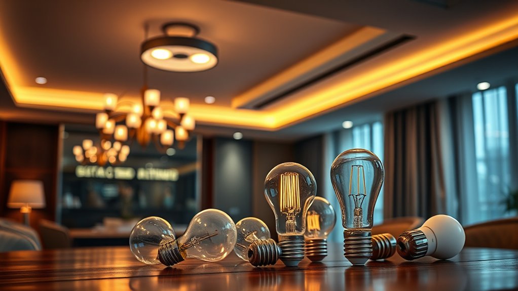 choose appropriate fixtures bulbs