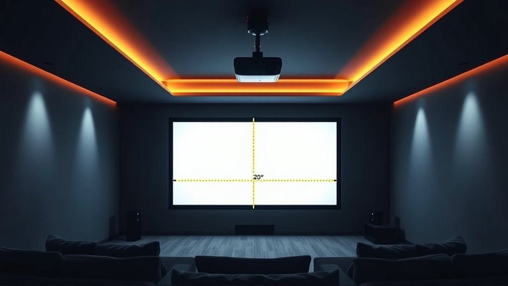 choosing appropriate projector placement