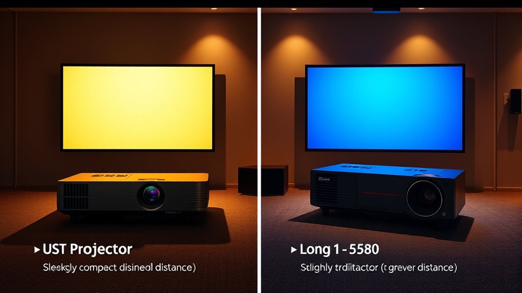 choosing projection throw type
