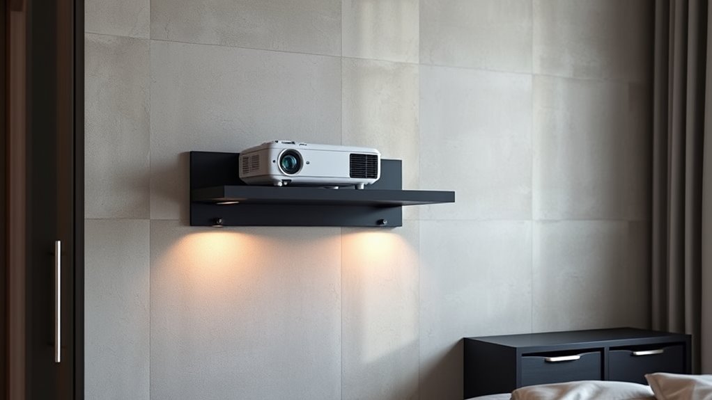 choosing suitable projector shelf
