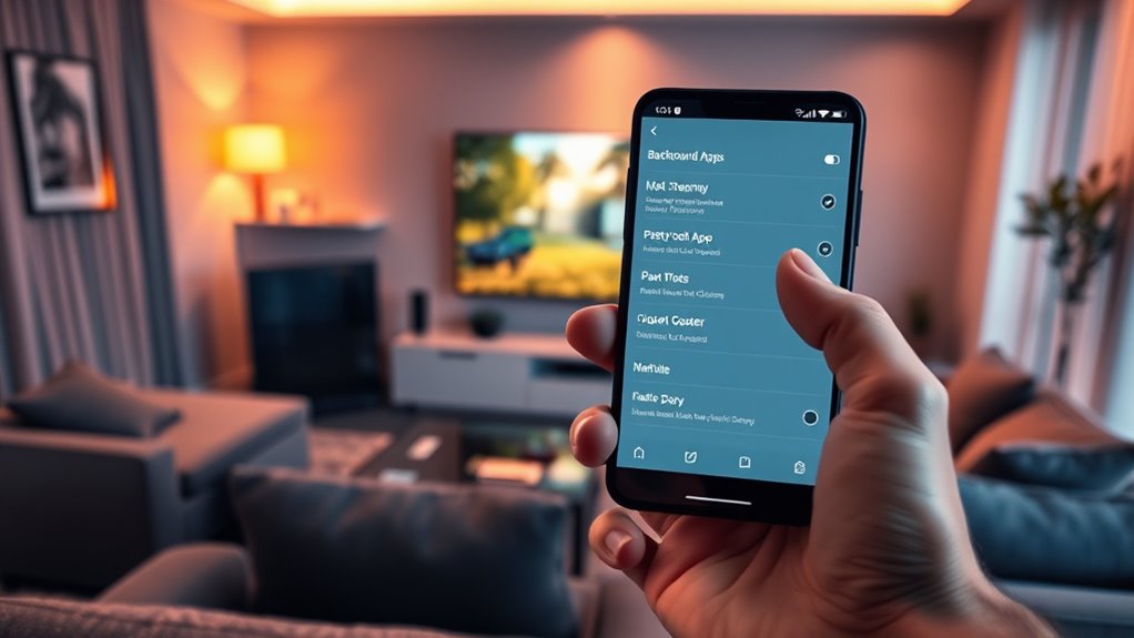close apps to lower latency